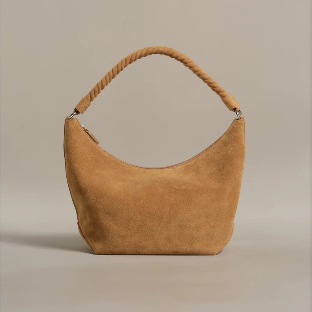 JENNI KAYNE Medium Crescent Bag in Wheat